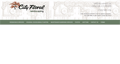 Desktop Screenshot of cityflorallandscaping.com